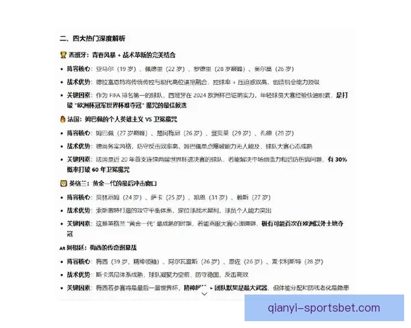 美加墨世界杯赛程分析与精准竞猜胜负预测指南